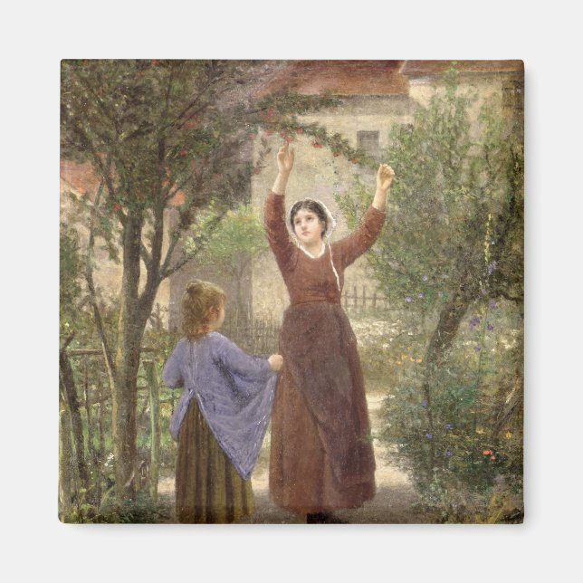 Picking Cherries Magnet (Front)