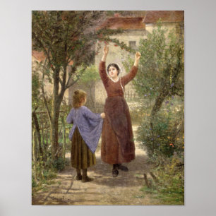 Picking Cherries Poster