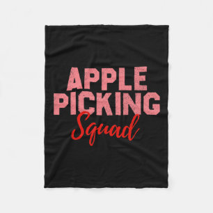 Picking Crew Apple Picking Outfit Apple Picking Se Fleece Blanket
