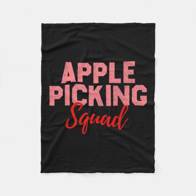 Picking Crew Apple Picking Outfit Apple Picking Se Fleece Blanket (Front)