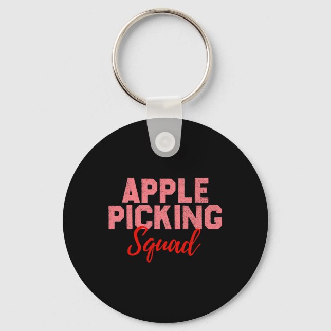 Picking Crew Apple Picking Outfit Apple Picking Se Key Ring (Front)