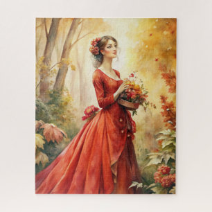 Picking Flowers Jigsaw Puzzle