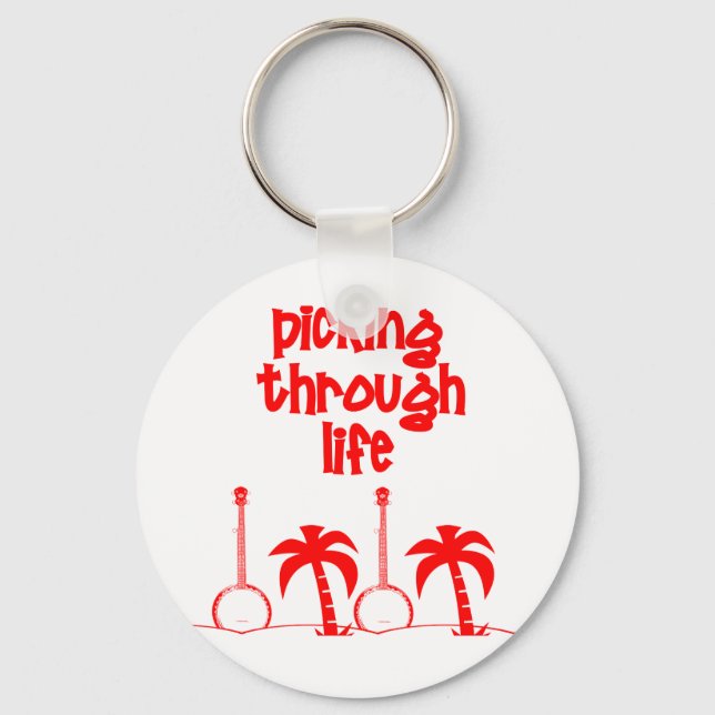 Picking Through LIfe Key Ring (Front)