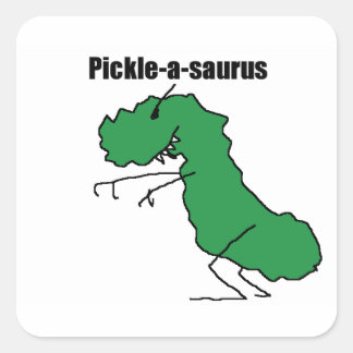 Pickle-a-saurus sticker