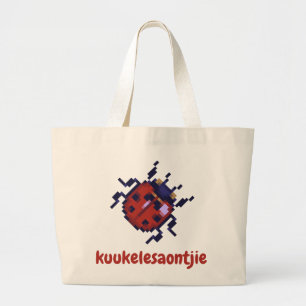 pickle-aontjade pixel art large tote bag