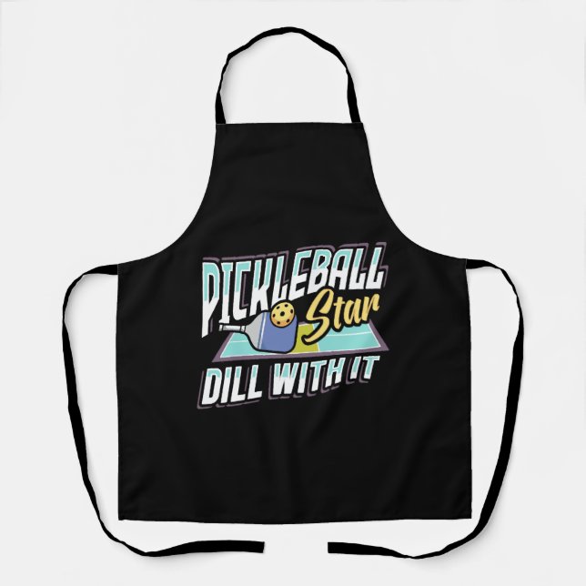 Pickle Ball Design for a Pickleball Player         Apron (Front)