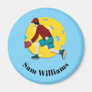 Pickle Ball Magnet
