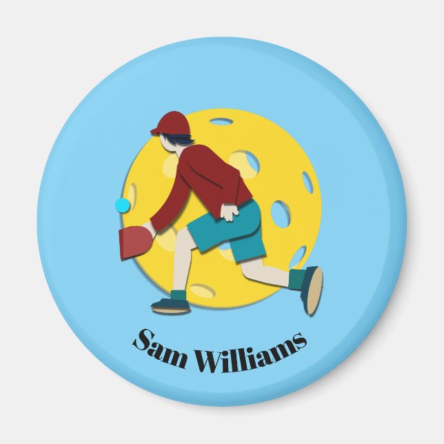 Pickle Ball Magnet (Front)