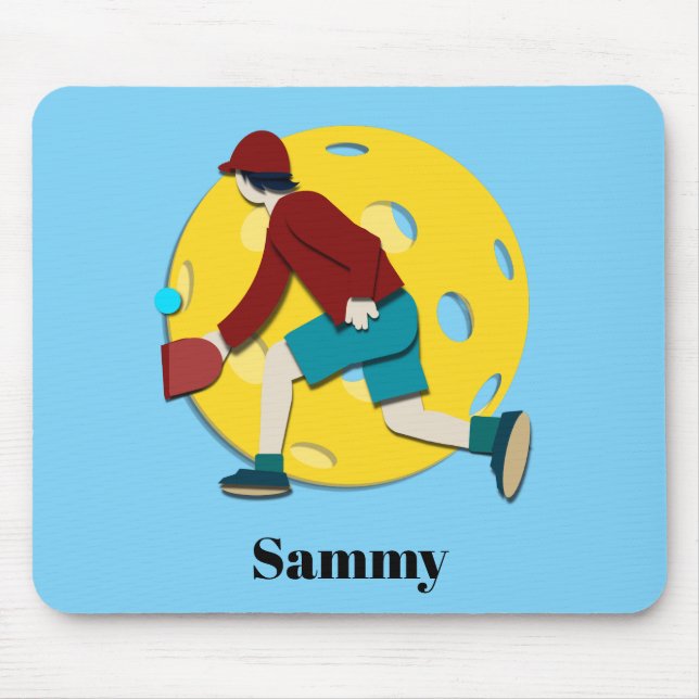 Pickle Ball Mouse Pad (Front)