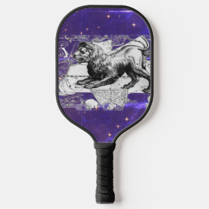 Pickle Ball Paddle Leo Vintage Astronomy Map