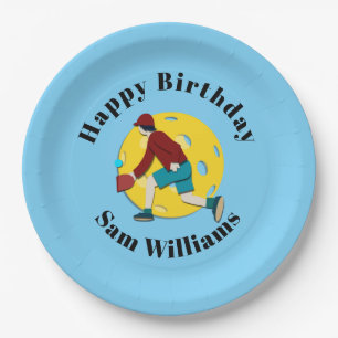 Pickle Ball Paper Plate