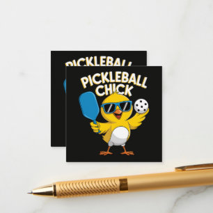Pickle ball Pickleball Chick Enclosure Card