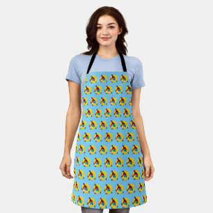 Pickle Ball Polkadot Pattern Apron