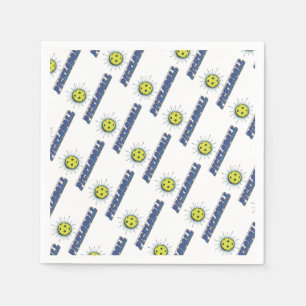 Pickle Ball Starburst Napkin