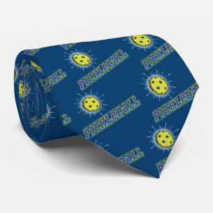 Pickle Ball Starburst Tie