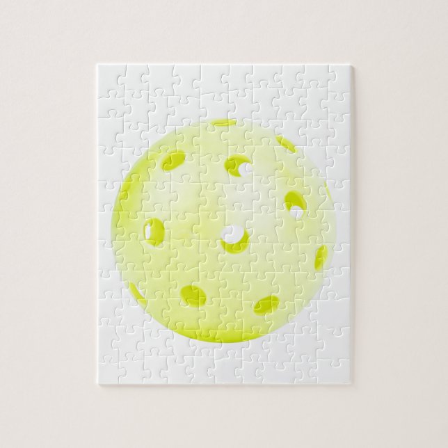 Pickle BAll Yellow Jigsaw Puzzle (Vertical)