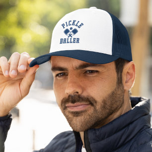 Pickle Baller Funny Pickleball Trucker Hat