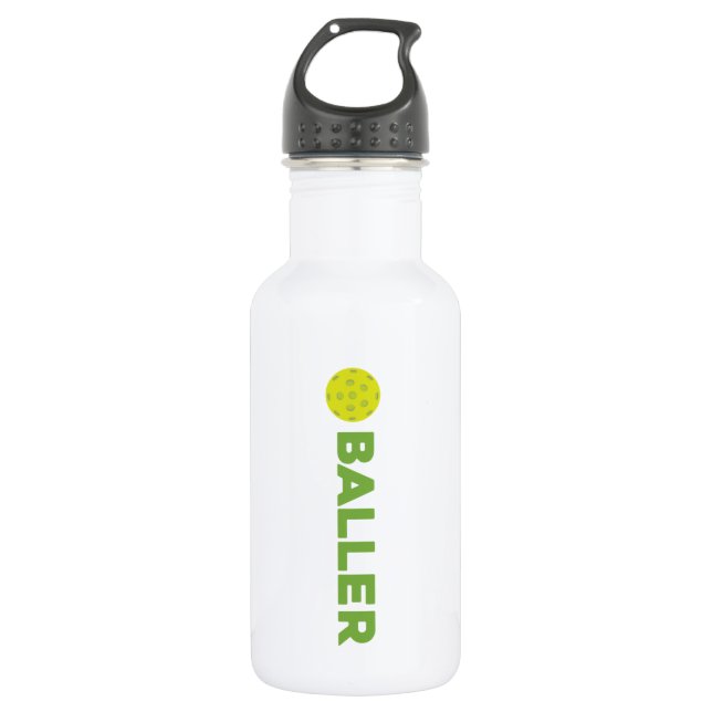 (Pickle)Baller Pickleball Water Bottle (Front)