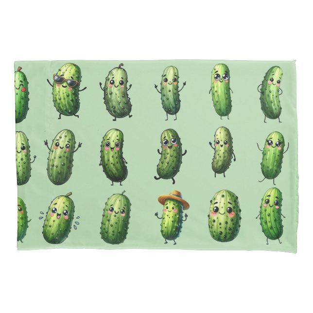 Pickle Blanket Pillowcase (Front)