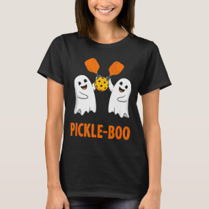 Pickle-boo funny ghost halloween pickleball T-Shirt