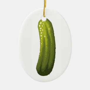 Pickle Ceramic Ornament