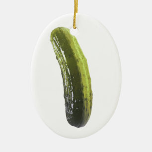 Pickle Ceramic Ornament