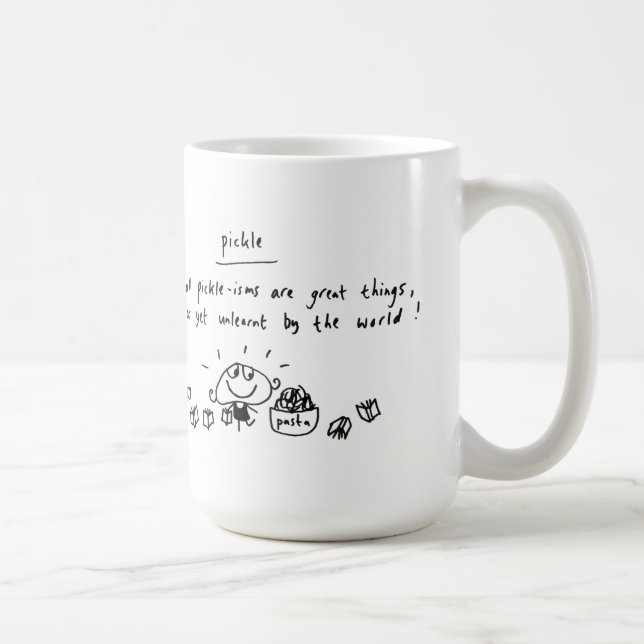 pickle coffee mug (Right)