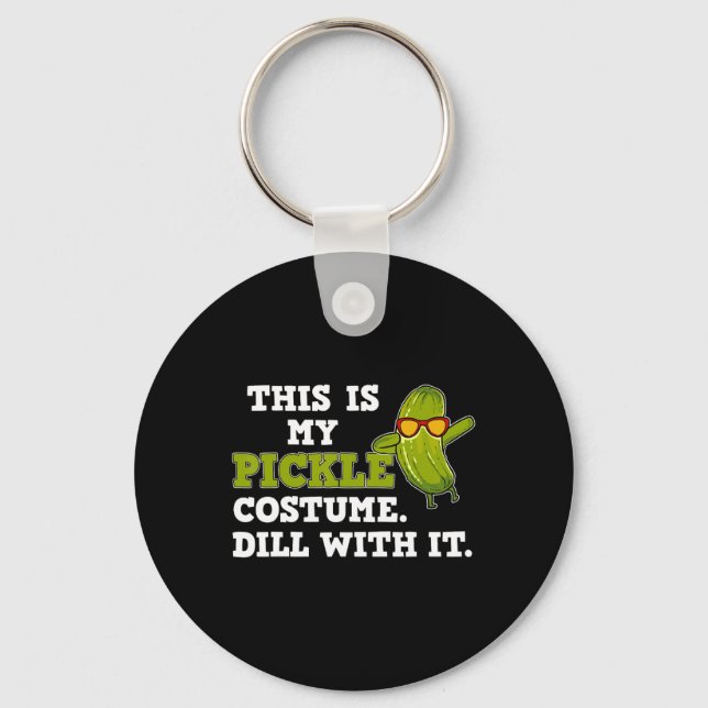 Pickle Costume Gift  Key Ring (Front)