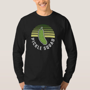 Pickle Cucumber Vegan Squad Green Pickle T-Shirt