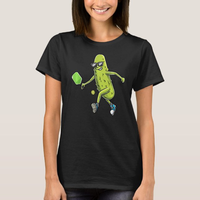 Pickle  Dill Pickleball Player Premium T-Shirt (Front)