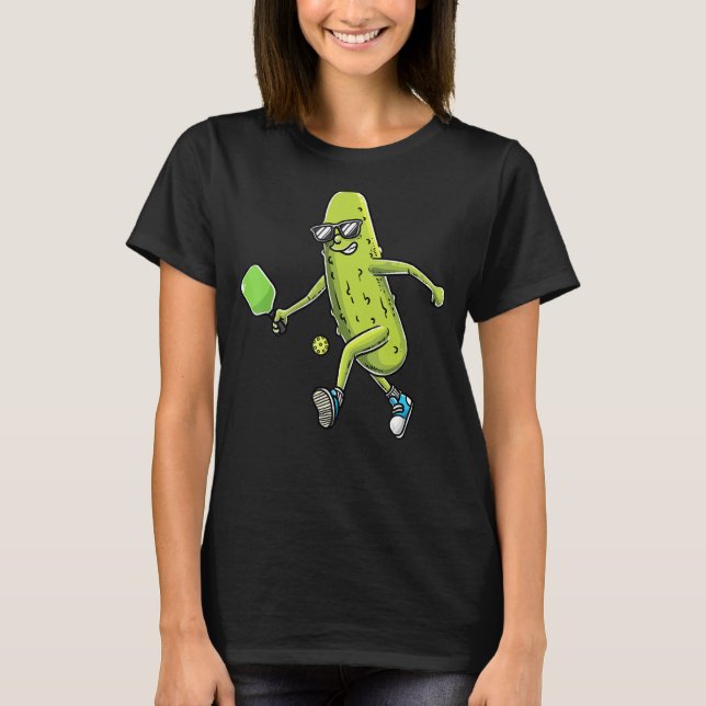 Pickle  Dill Pickleball Player T-Shirt (Front)