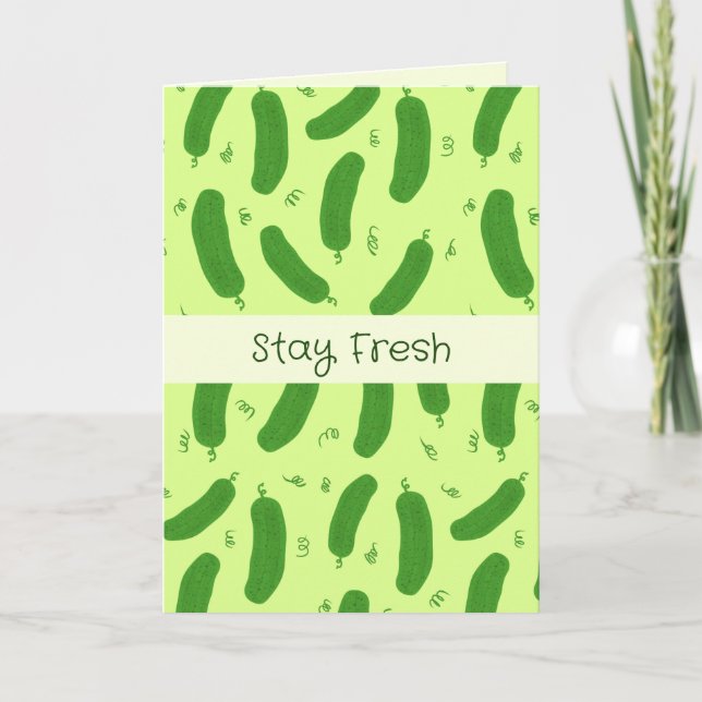 Pickle & Fresh Collection Birthday Card (Front)