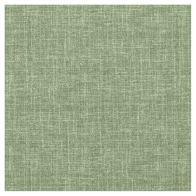 Pickle Green Linen Fabric (Close Up)