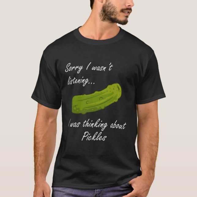 Pickle Ironic Saying Ferted Cucumber T-Shirt (Front)