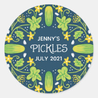 Pickle jar label