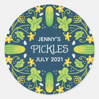 Pickle jar label