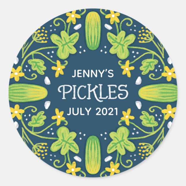 Pickle jar label (Front)