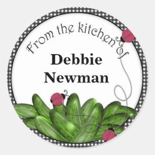 Pickle Jar Stickers Personalised