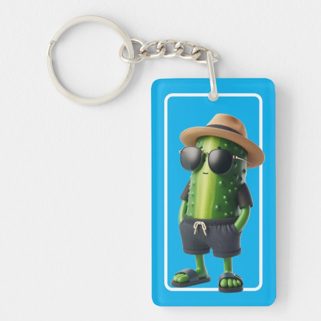 Pickle Keychain Pickle Dude (Front)