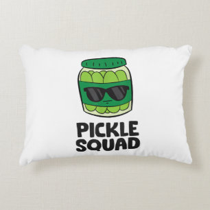 Pickle Lover Team Pickles Funny Pickle Squad Decorative Cushion