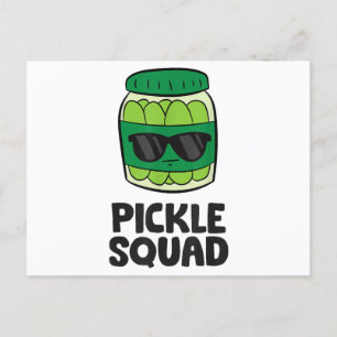 Pickle Lover Team Pickles Funny Pickle Squad Holiday Postcard