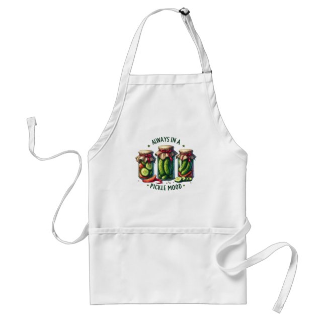 Pickle Lover's Mood Standard Apron (Front)