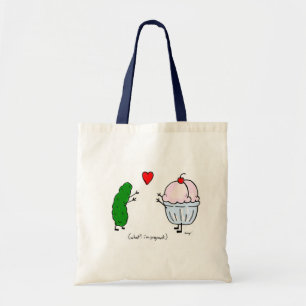 Pickle Loves Ice Cream Tote Bag