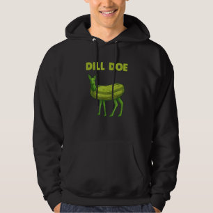 Pickle Men Women Dill Doe Deer Green Dill Pickle Hoodie
