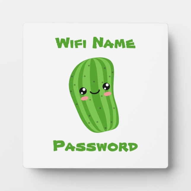 Pickle Password Plaque (Front)