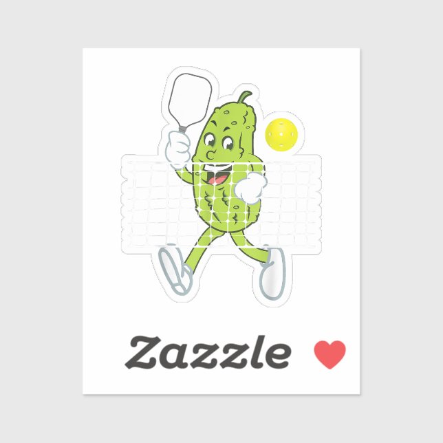 Pickle Playing Pickleball - Funny Pickleball Paddl (Sheet)