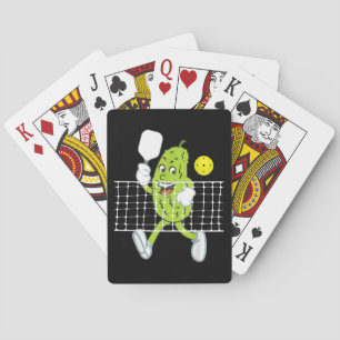 Pickle Playing Pickleball - Funny Pickleball Paddl Cards