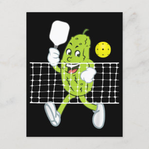 Pickle Playing Pickleball - Funny Pickleball Paddl Enclosure Card