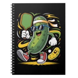Pickle Playing Pickleball Notebook