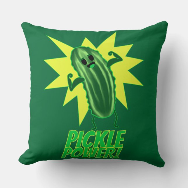 Pickle Power! Cushion (Front)